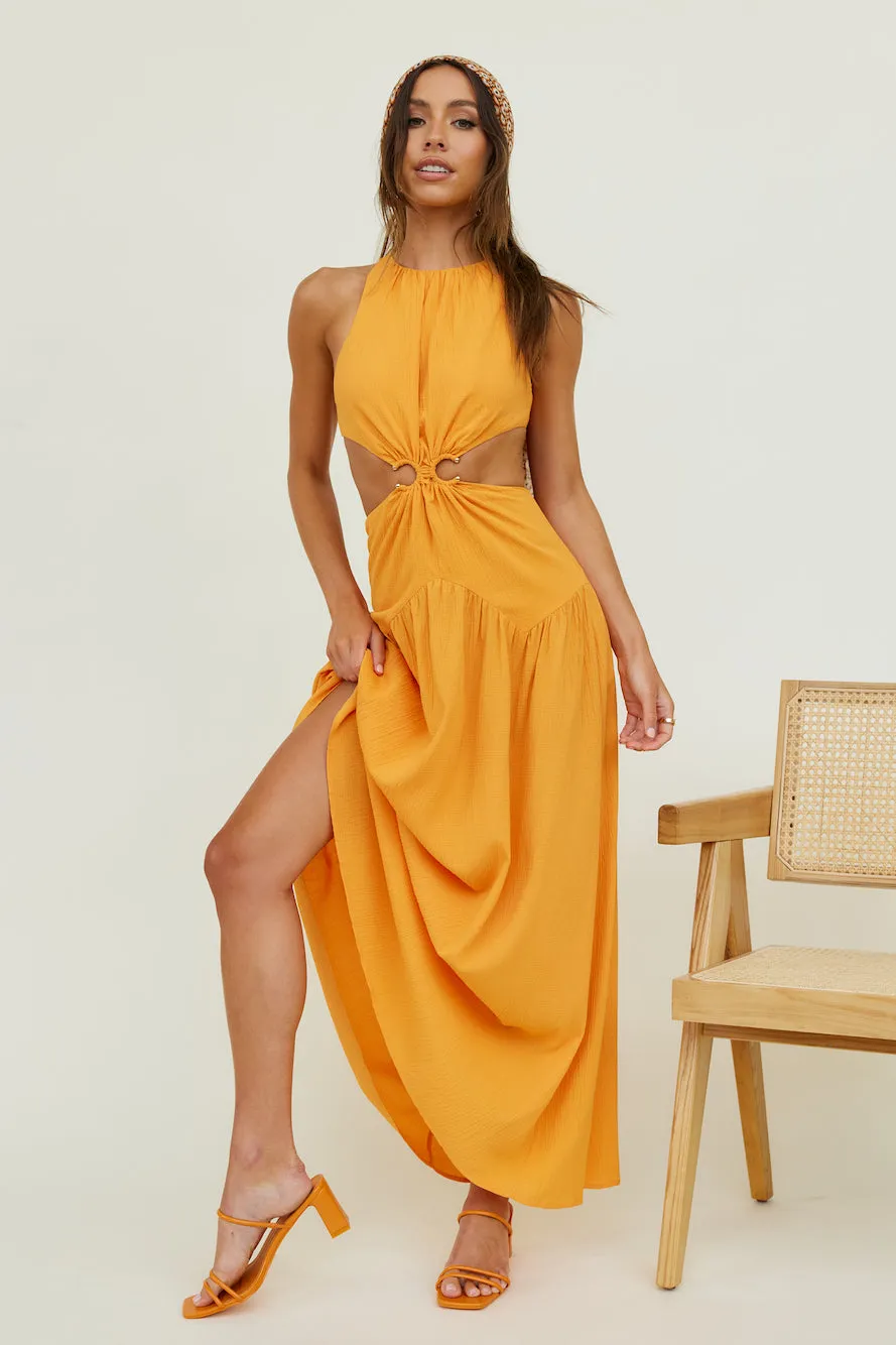 Morning Faye Maxi Dress Orange sold by Fortunate One product image thumbnail 5