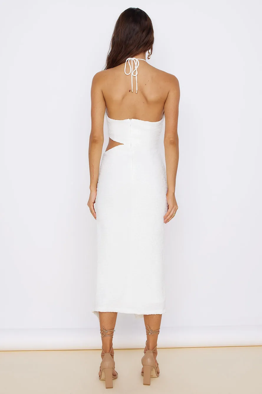 HELLO MOLLY Prettiest Moments Midi Dress White sold by Fortunate One product image thumbnail 4