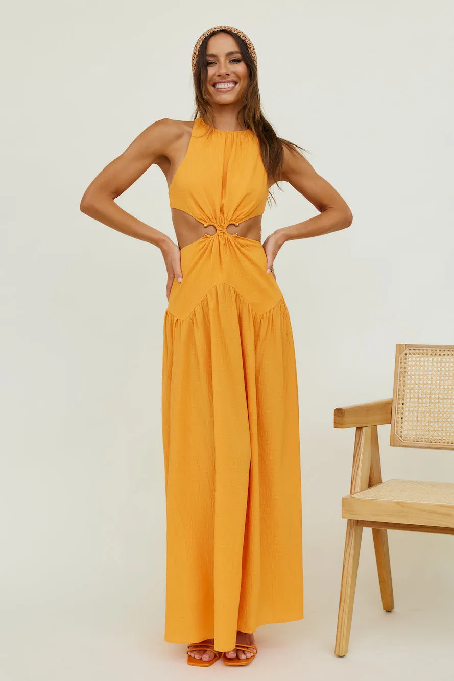 Morning Faye Maxi Dress Orange sold by Fortunate One product image thumbnail 3