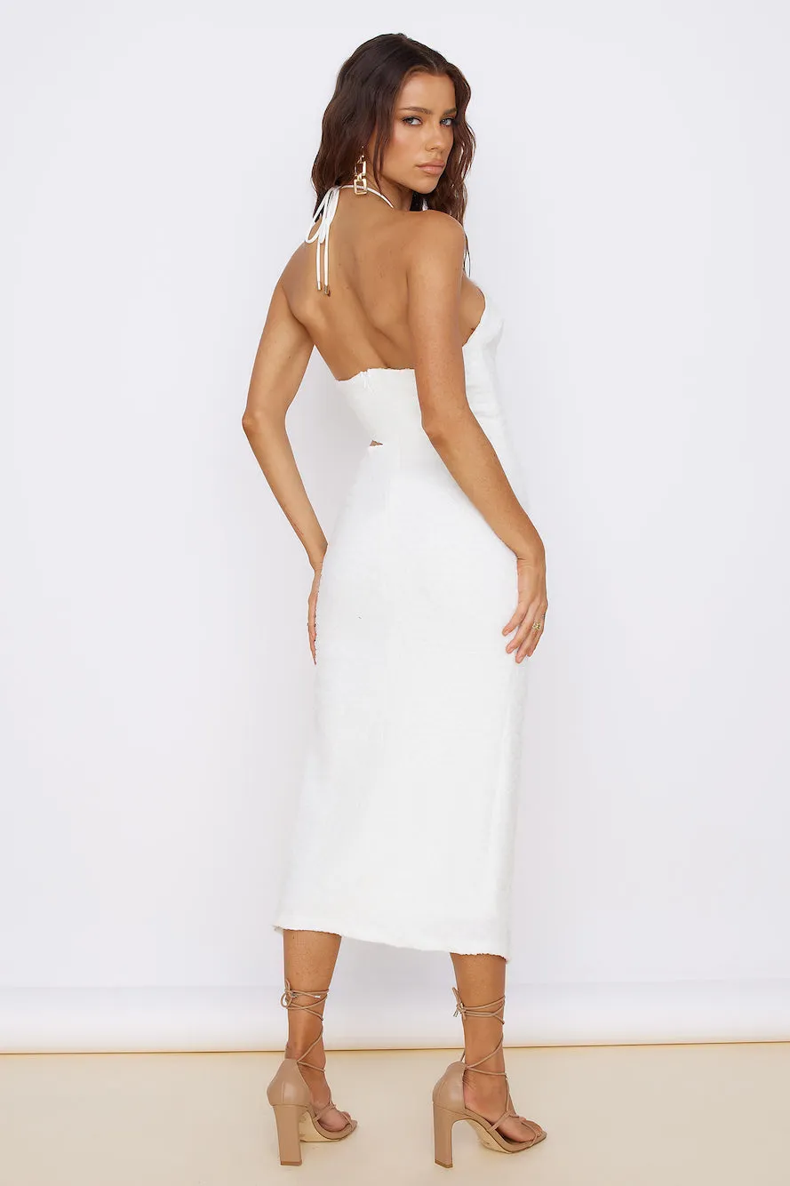 HELLO MOLLY Prettiest Moments Midi Dress White sold by Fortunate One product image thumbnail 5