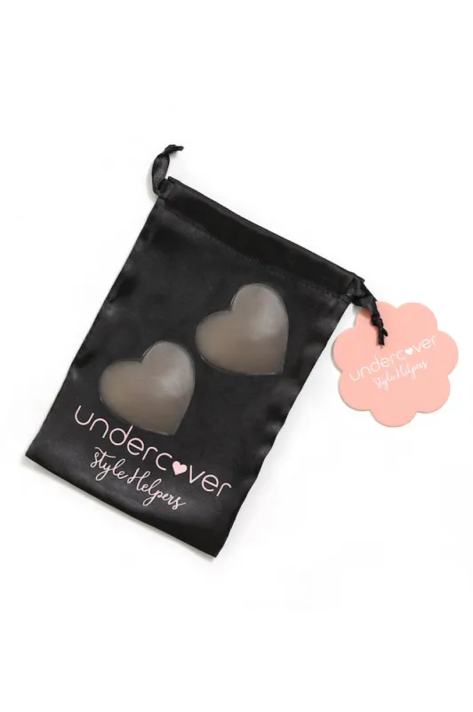 UNDERCOVER STYLE HELPERS Sweetheart Nipple Covers Nude sold by Fortunate One