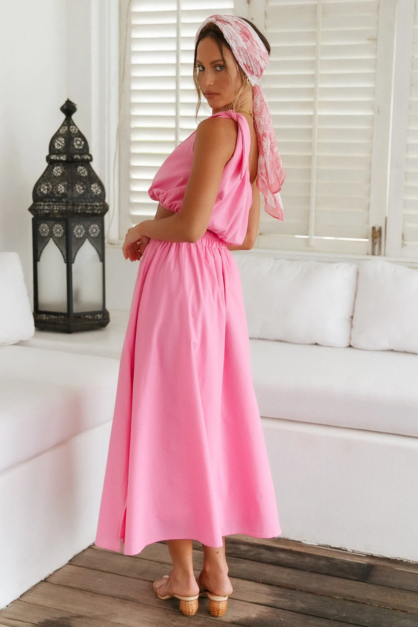 Carpe Diem Maxi Skirt Pink sold by Fortunate One product image thumbnail 5