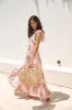 Blossoming Love Maxi Dress Pink sold by Fortunate One