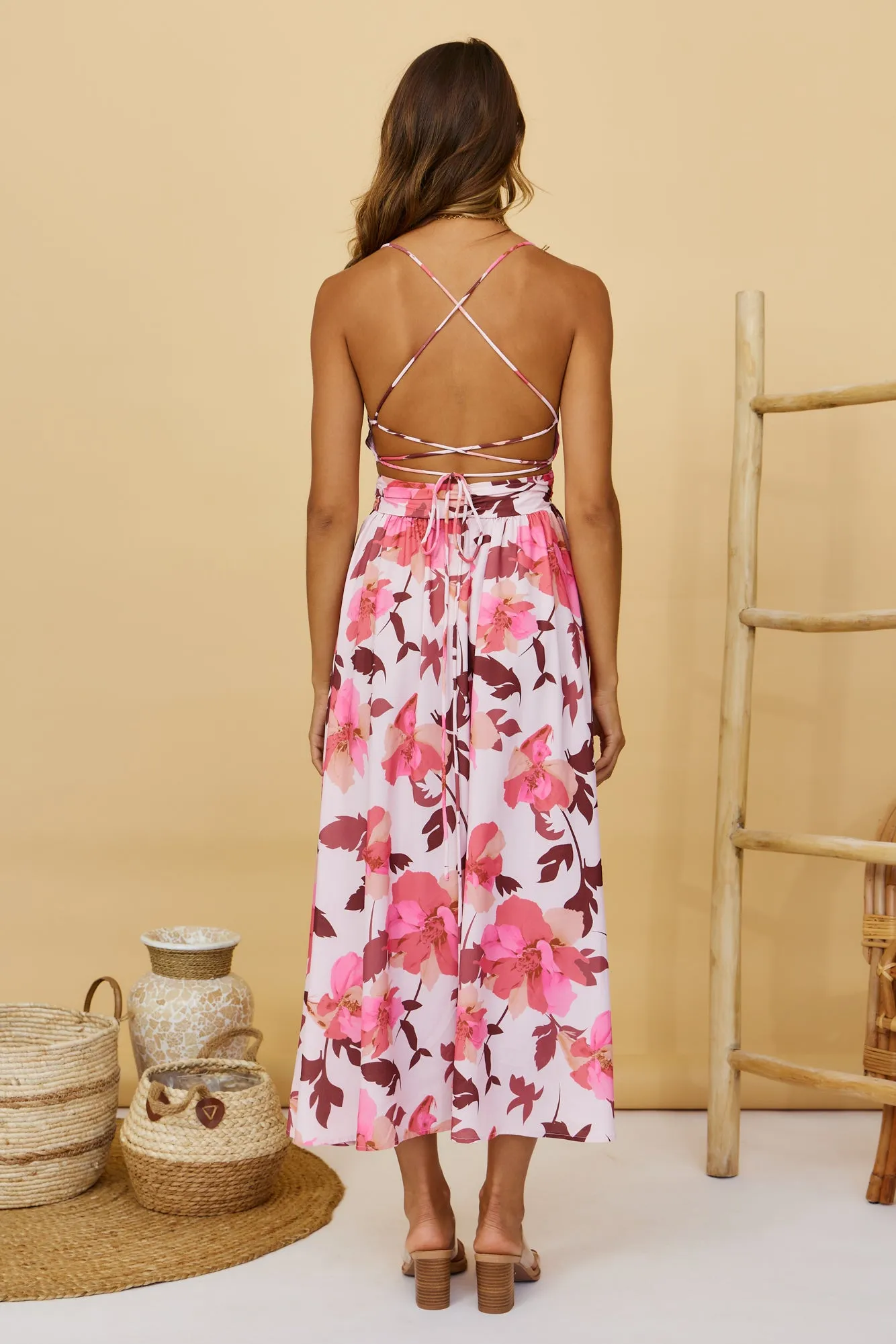 Kayangel Maxi Dress Pink sold by Fortunate One product image thumbnail 4