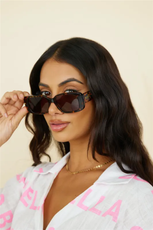 BANBÉ The Heatherton Sunglasses Amber Tort-Auburn sold by Fortunate One