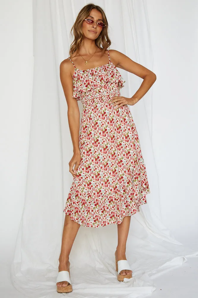 Sunshine Midi Dress sold by Fortunate One product image thumbnail 4