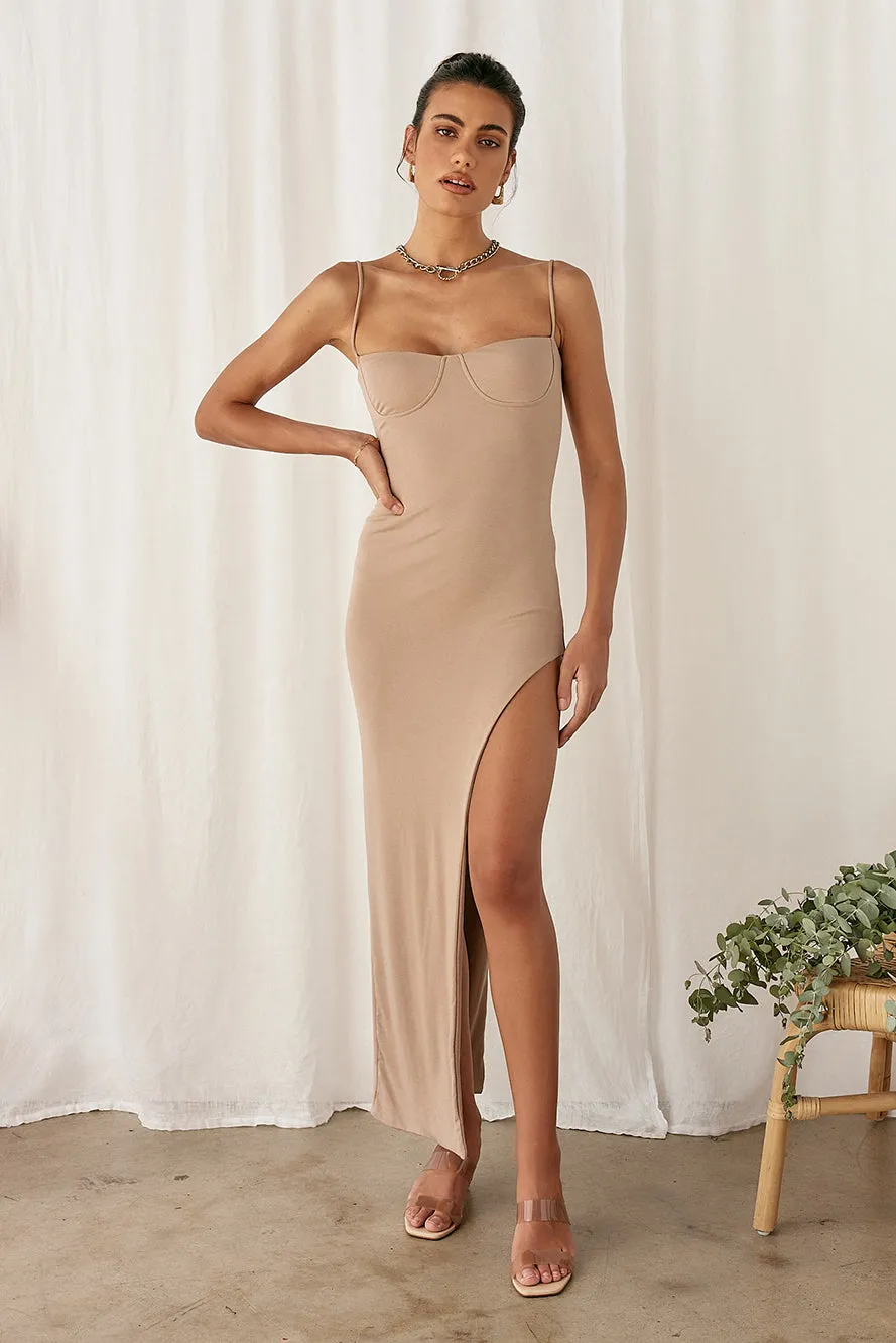 Austere Maxi Dress Brown sold by Fortunate One product image thumbnail 2