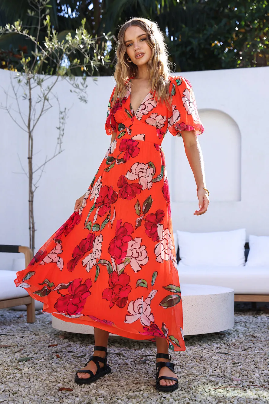 This Love Of Mine Maxi Dress Orange sold by Fortunate One product image thumbnail 2