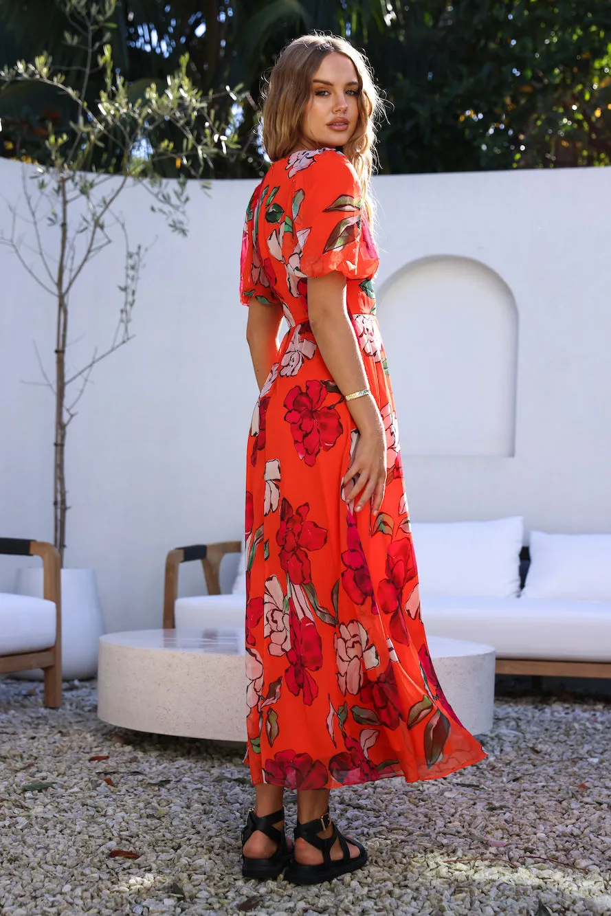 This Love Of Mine Maxi Dress Orange sold by Fortunate One product image thumbnail 3