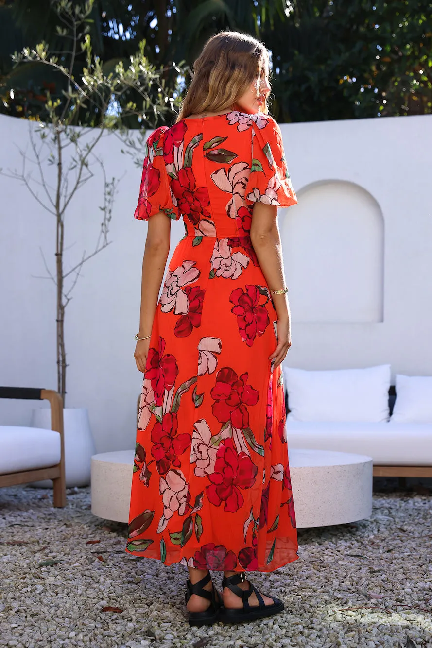 This Love Of Mine Maxi Dress Orange sold by Fortunate One product image thumbnail 4