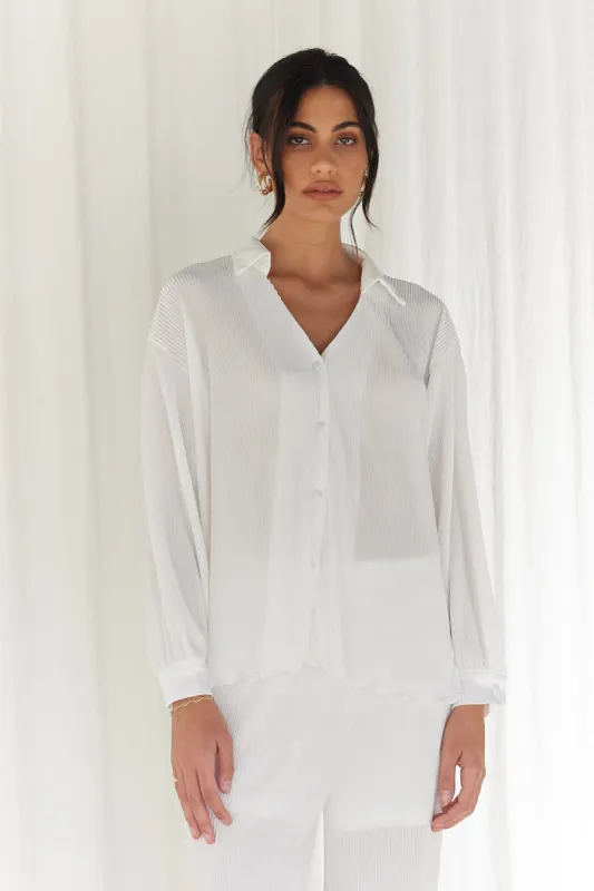 Voyager Shirt White sold by Fortunate One