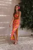 True Glow Maxi Dress Orange sold by Fortunate One