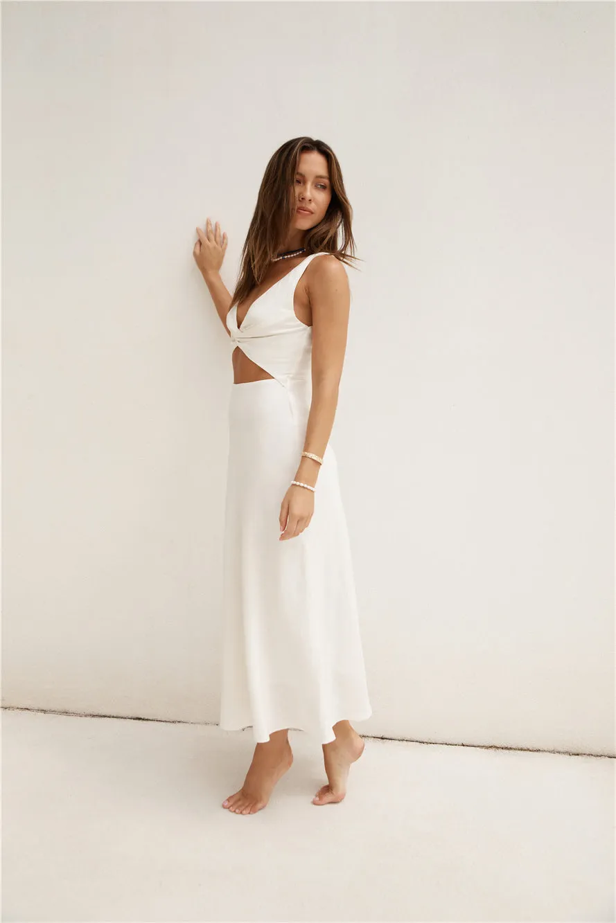 Soft Silhouette Maxi Dress White sold by Fortunate One product image thumbnail 5