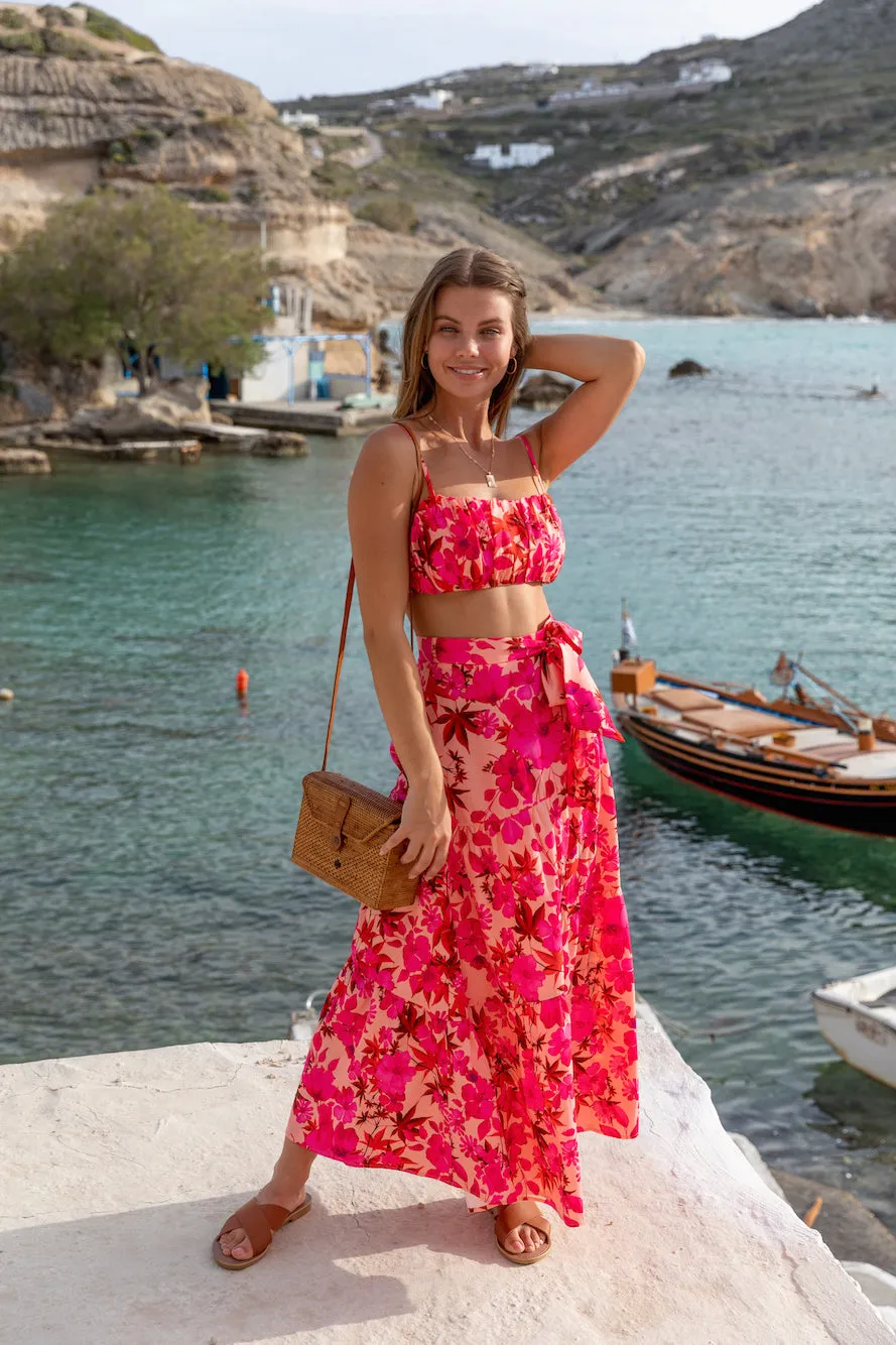 Be My Desire Maxi Skirt Pink sold by Fortunate One product image thumbnail 2