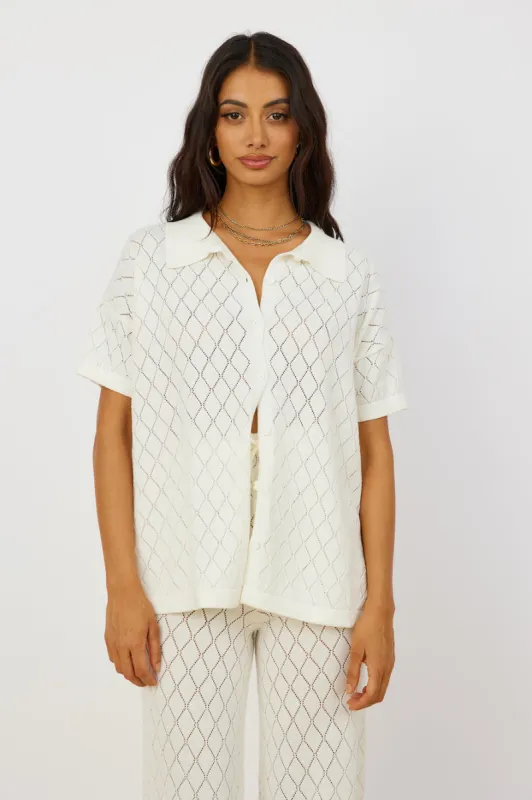 Angel Face Top White sold by Fortunate One