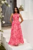 Sunshine Glow Maxi Dress Pink sold by Fortunate One