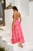 Sunshine Glow Maxi Dress Pink sold by Fortunate One