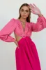 Softly Goes Maxi Dress Pink sold by Fortunate One