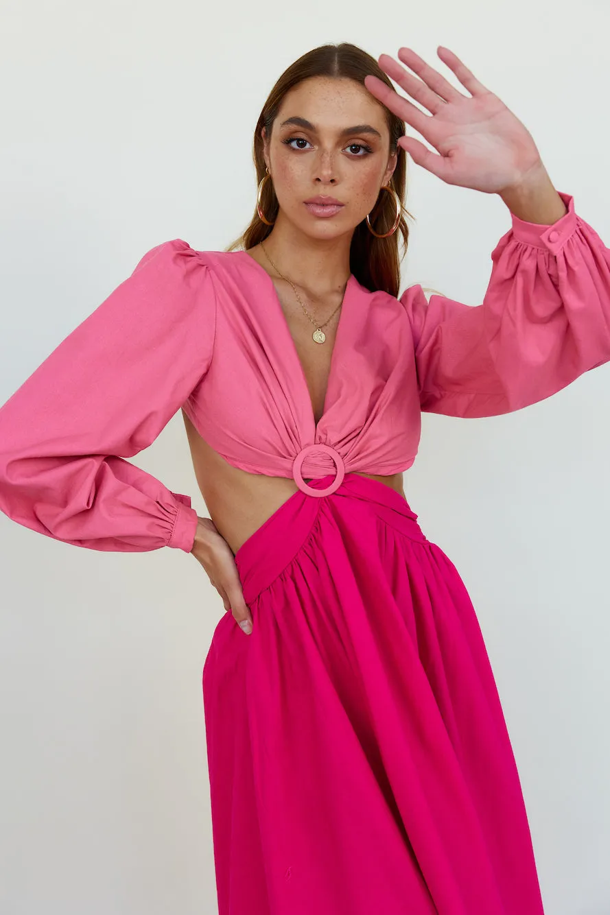 Softly Goes Maxi Dress Pink sold by Fortunate One product image thumbnail 2