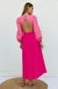 Softly Goes Maxi Dress Pink sold by Fortunate One