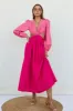 Softly Goes Maxi Dress Pink sold by Fortunate One