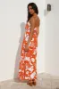 Star Gazing Maxi Dress Orange sold by Fortunate One