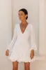Going Solar Dress White sold by Fortunate One