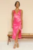 Mercy Calling Midi Dress Pink sold by Fortunate One
