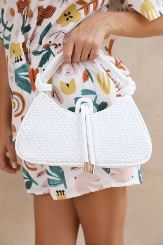 BILLINI Molly Handle Bag White sold by Fortunate One
