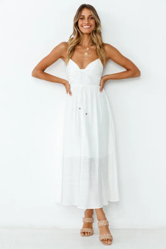 Phenomenon Maxi Dress White sold by Fortunate One