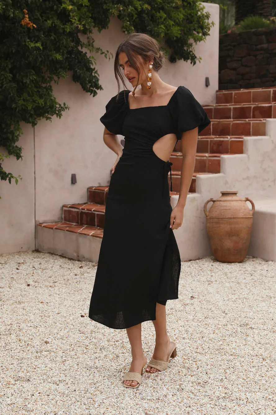 Luna Eclipse Maxi Dress Black sold by Fortunate One product image thumbnail 4