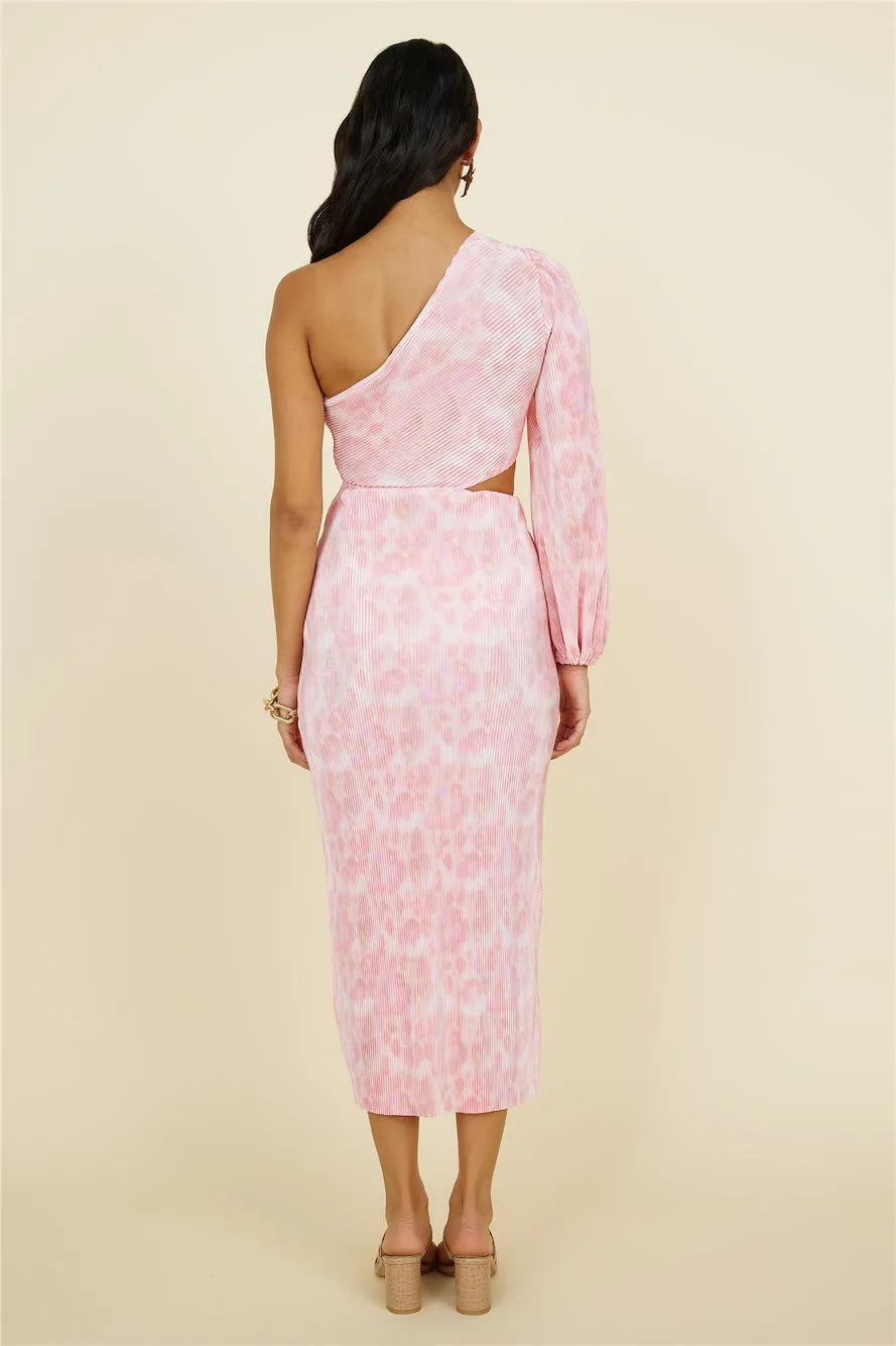 Timing Of It All Maxi Dress Pink sold by Fortunate One product image thumbnail 5