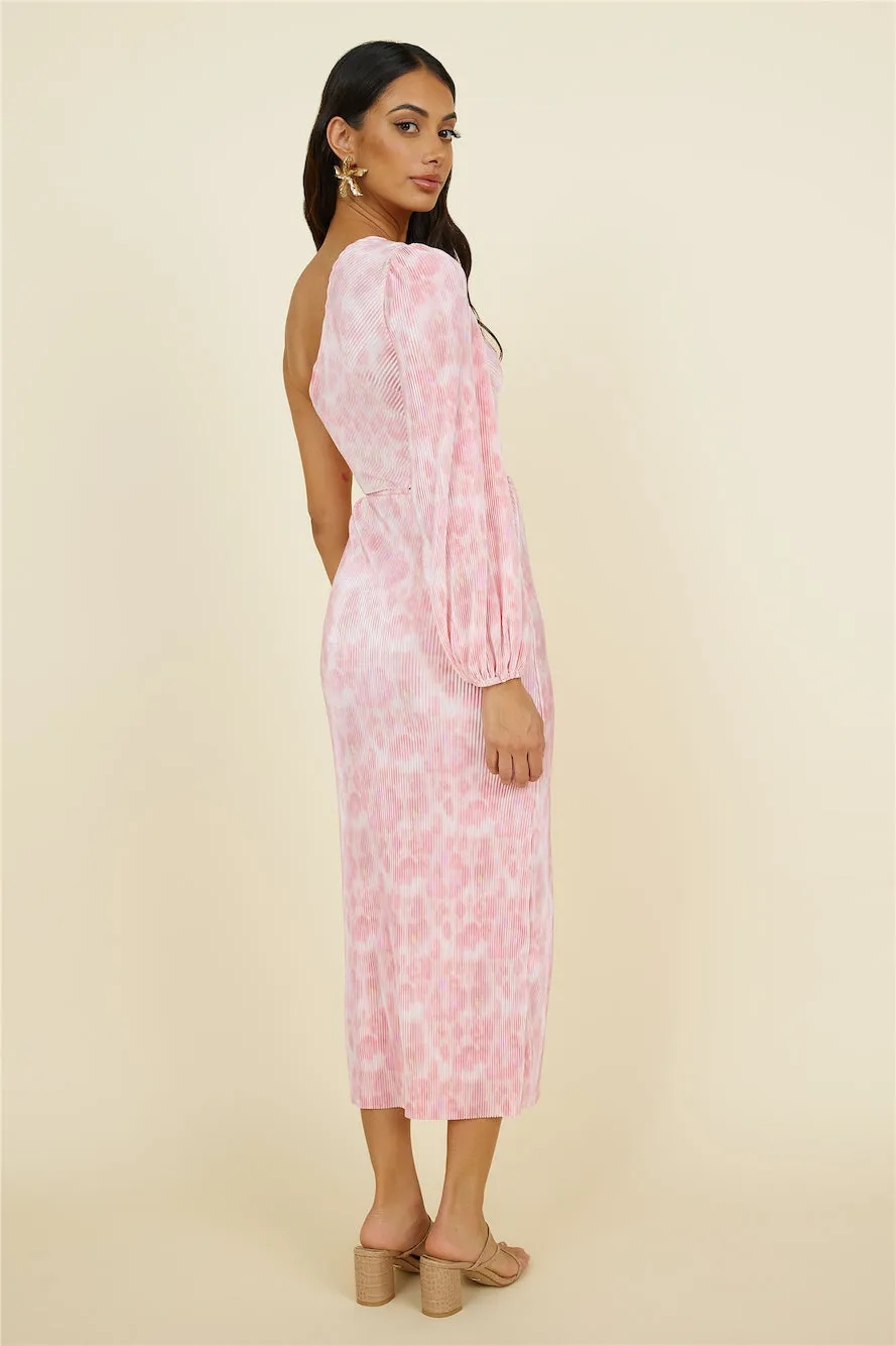 Timing Of It All Maxi Dress Pink sold by Fortunate One product image thumbnail 4