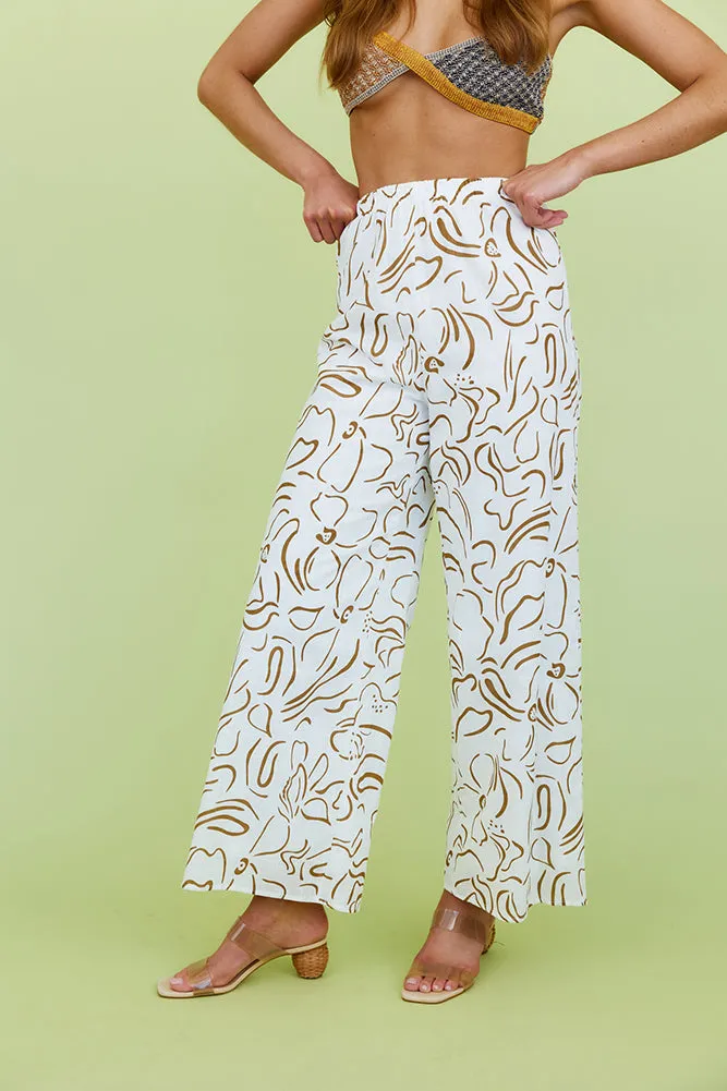 Close Your Eyes Pants Brown sold by Fortunate One product image thumbnail 2