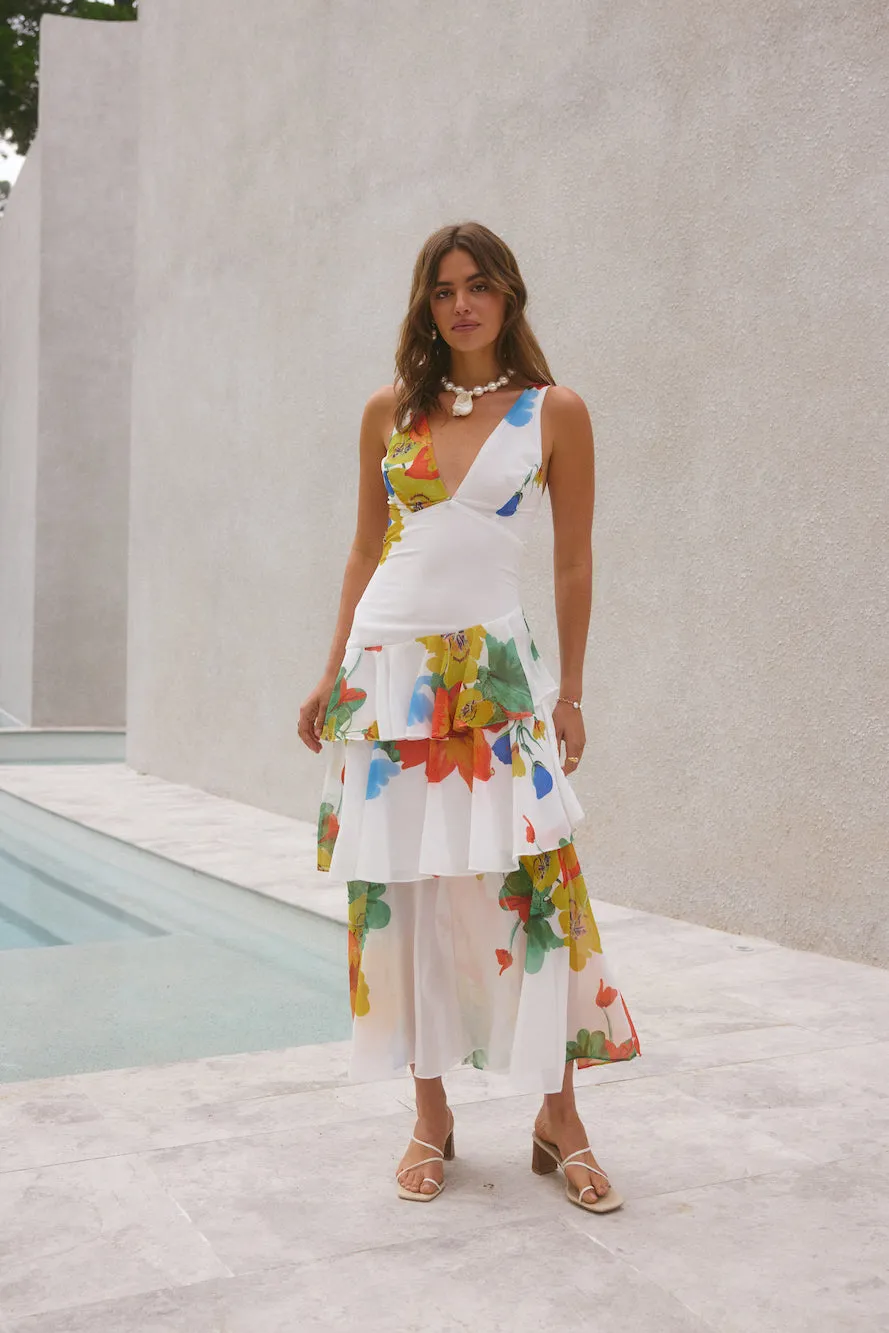 Floral Dreams Maxi Dress Multi sold by Fortunate One product image thumbnail 5