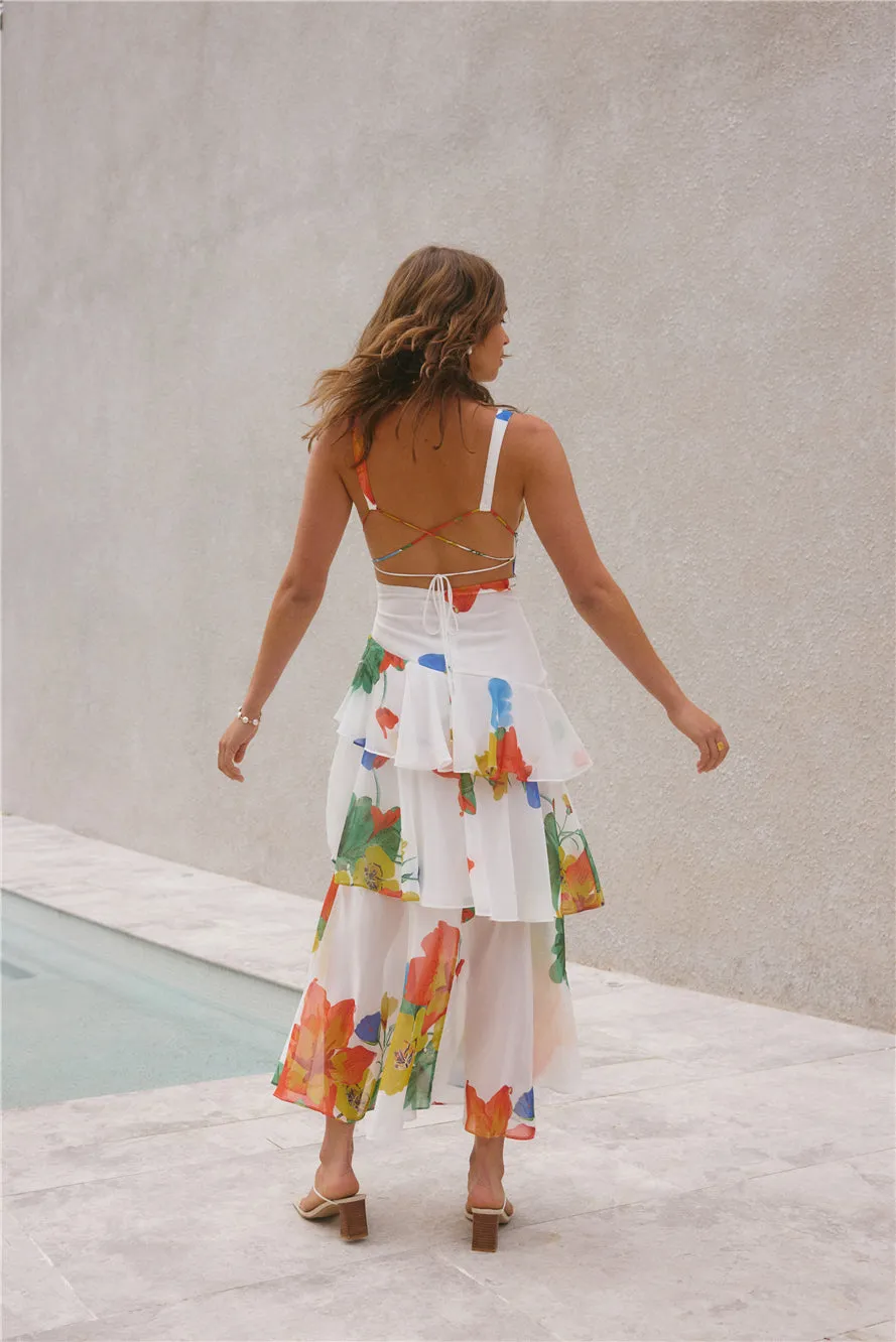 Floral Dreams Maxi Dress Multi sold by Fortunate One product image thumbnail 2