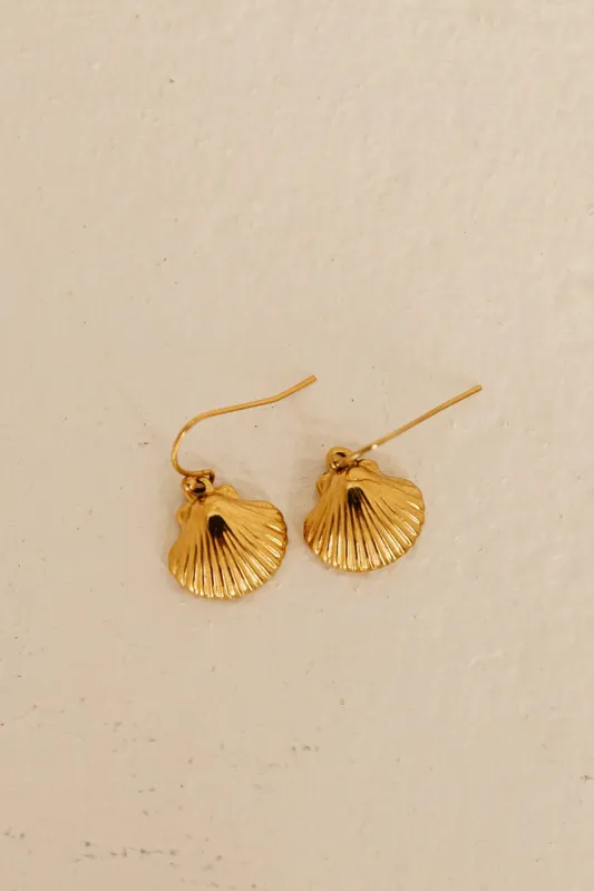 18K Gold Plated Vacation Gold Earrings Gold sold by Fortunate One