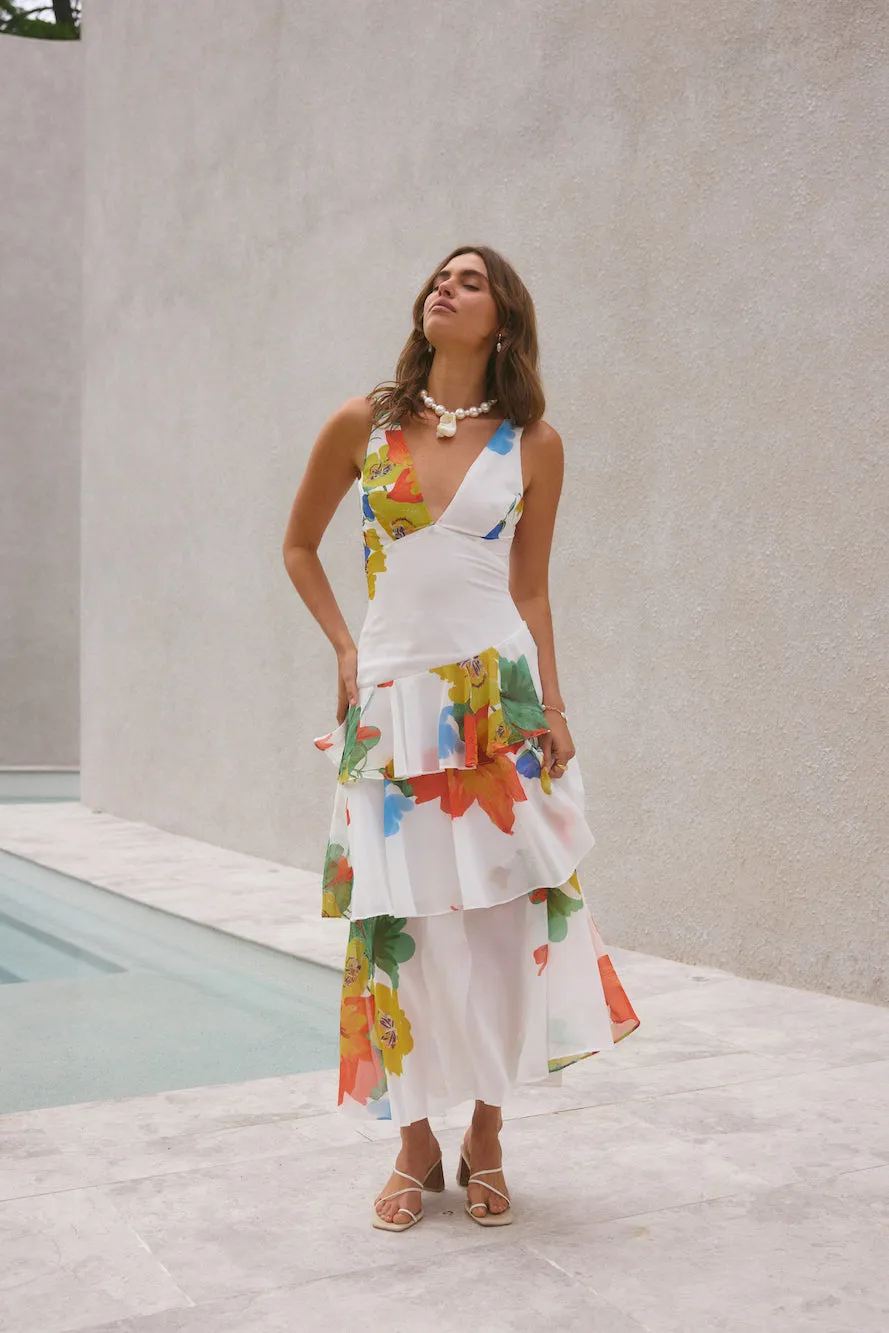 Floral Dreams Maxi Dress Multi sold by Fortunate One product image thumbnail 4