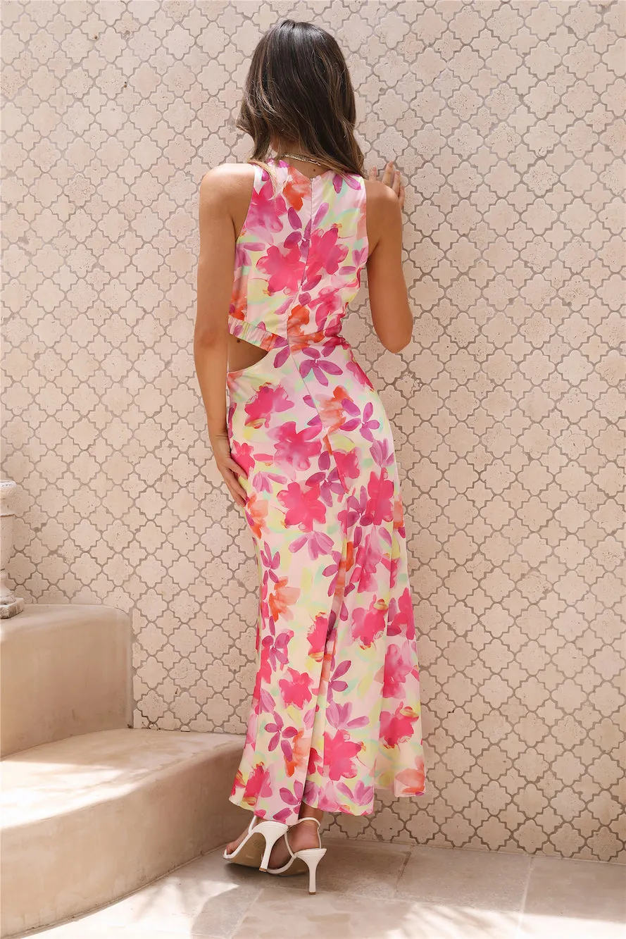 Chasing Dreams Maxi Dress Pink sold by Fortunate One product image thumbnail 4