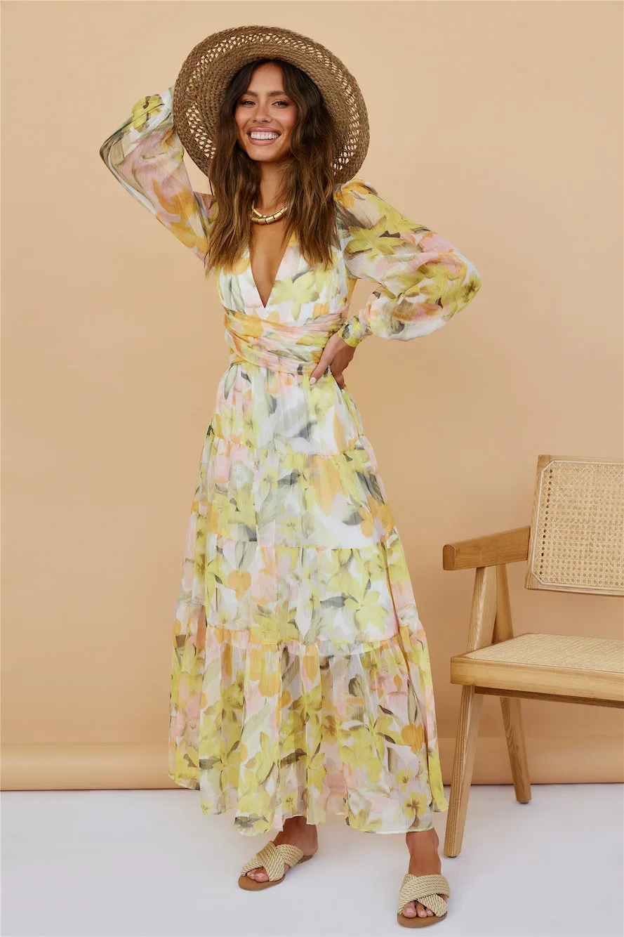 Find Your Truth Maxi Dress Floral sold by Fortunate One product image thumbnail 5