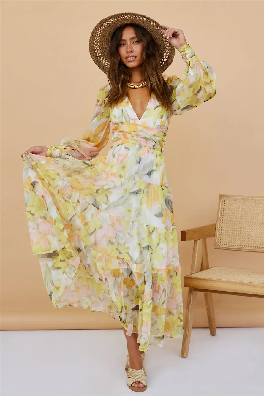 Find Your Truth Maxi Dress Floral sold by Fortunate One product image thumbnail 3