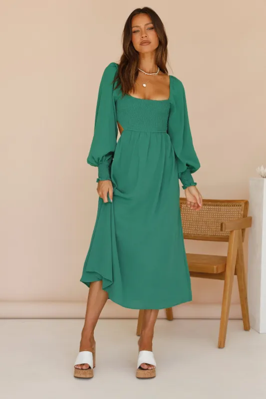 Greetings From An Angel Maxi Dress Green sold by Fortunate One
