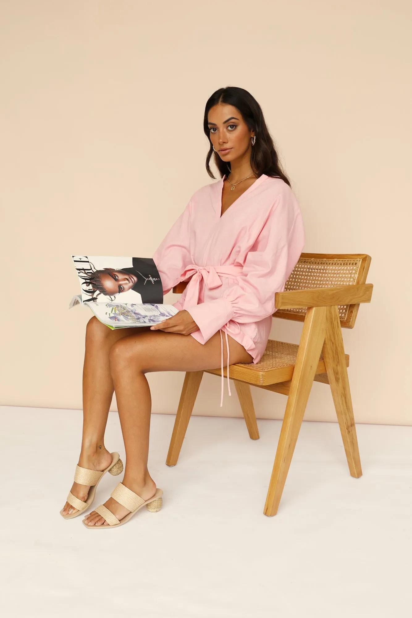 Free Mind Romper Pink sold by Fortunate One product image thumbnail 3