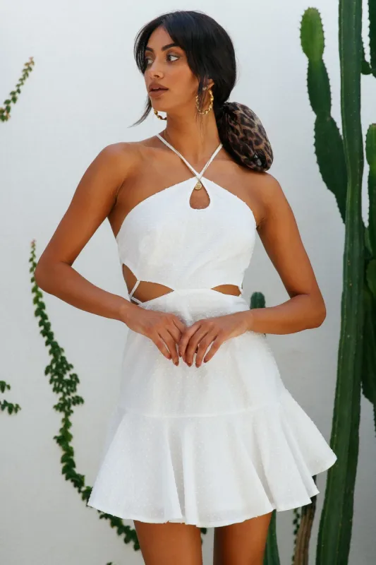 Dream In The Night Dress White sold by Fortunate One