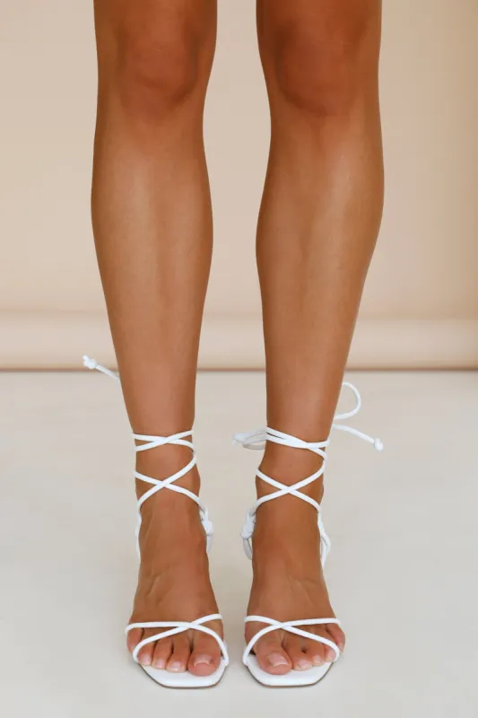 THERAPY Karma Heels White sold by Fortunate One