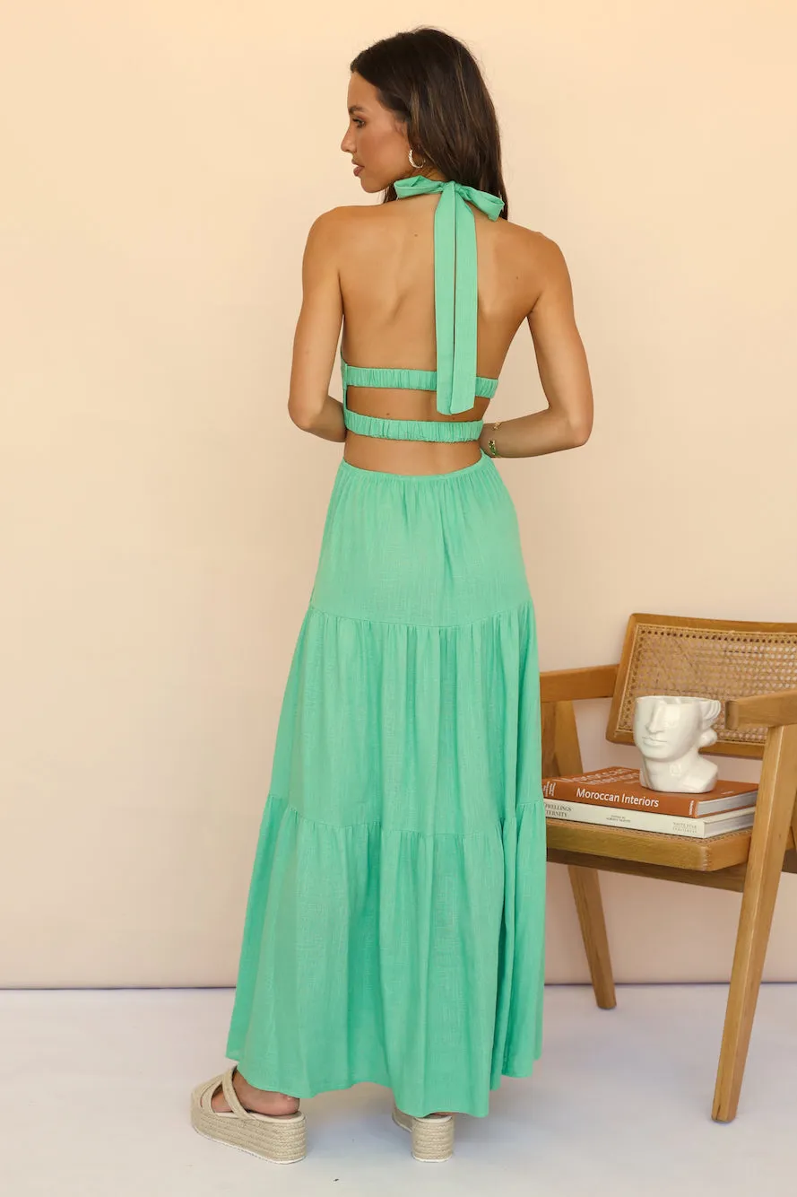 Matira Maxi Dress Green sold by Fortunate One product image thumbnail 5