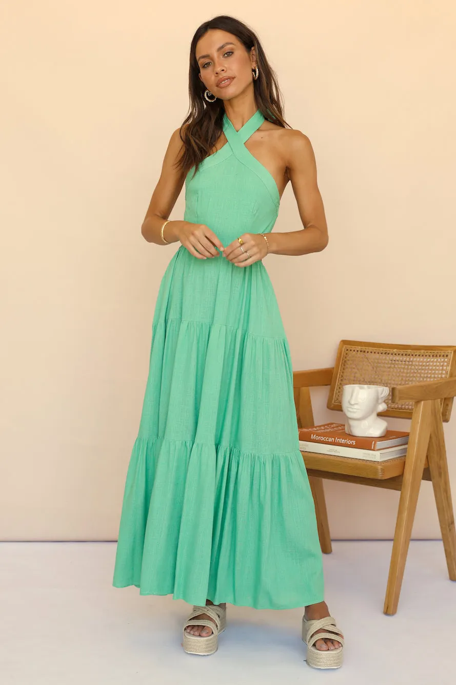 Matira Maxi Dress Green sold by Fortunate One product image thumbnail 3