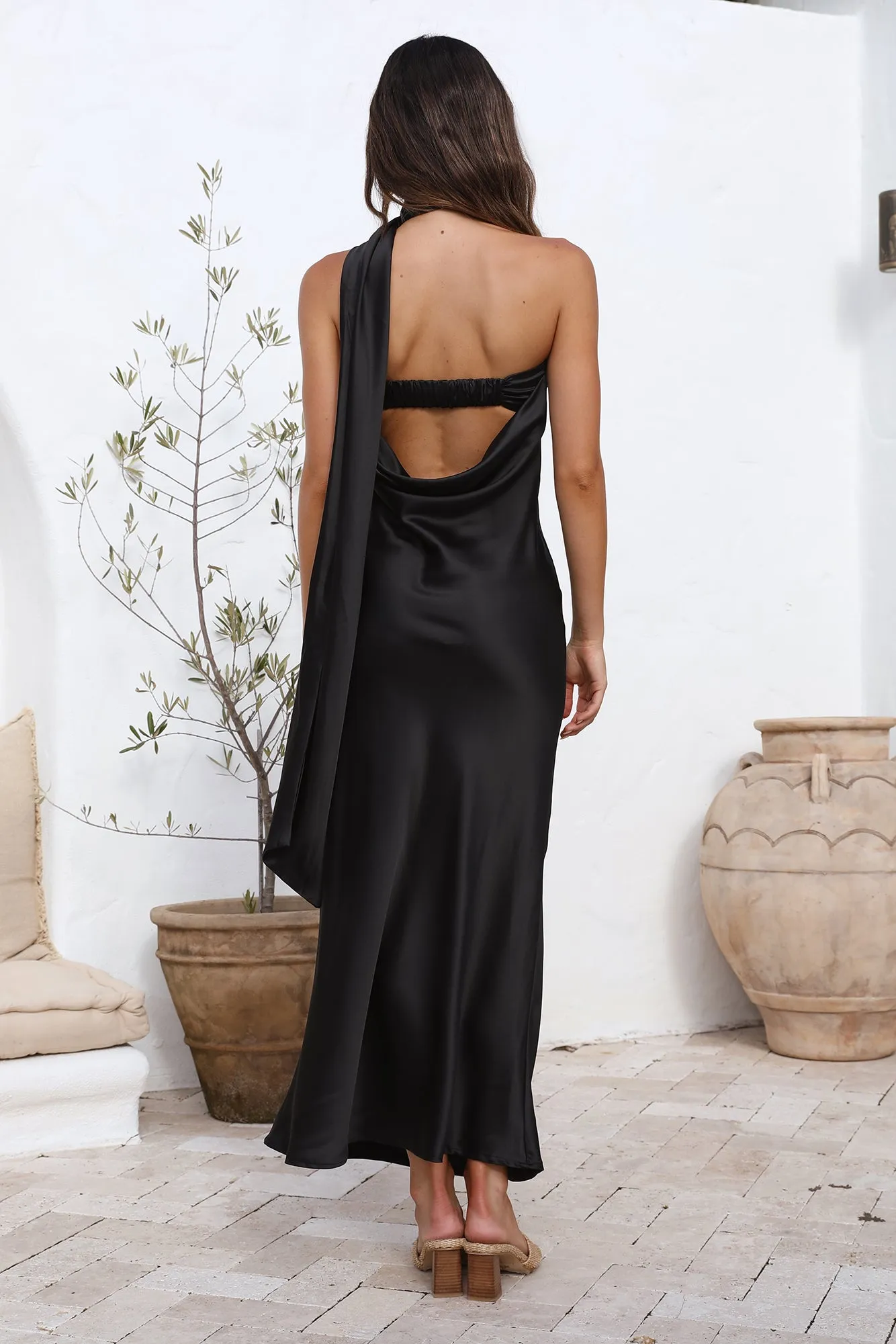 Over The Pond Maxi Dress Black sold by Fortunate One product image thumbnail 5