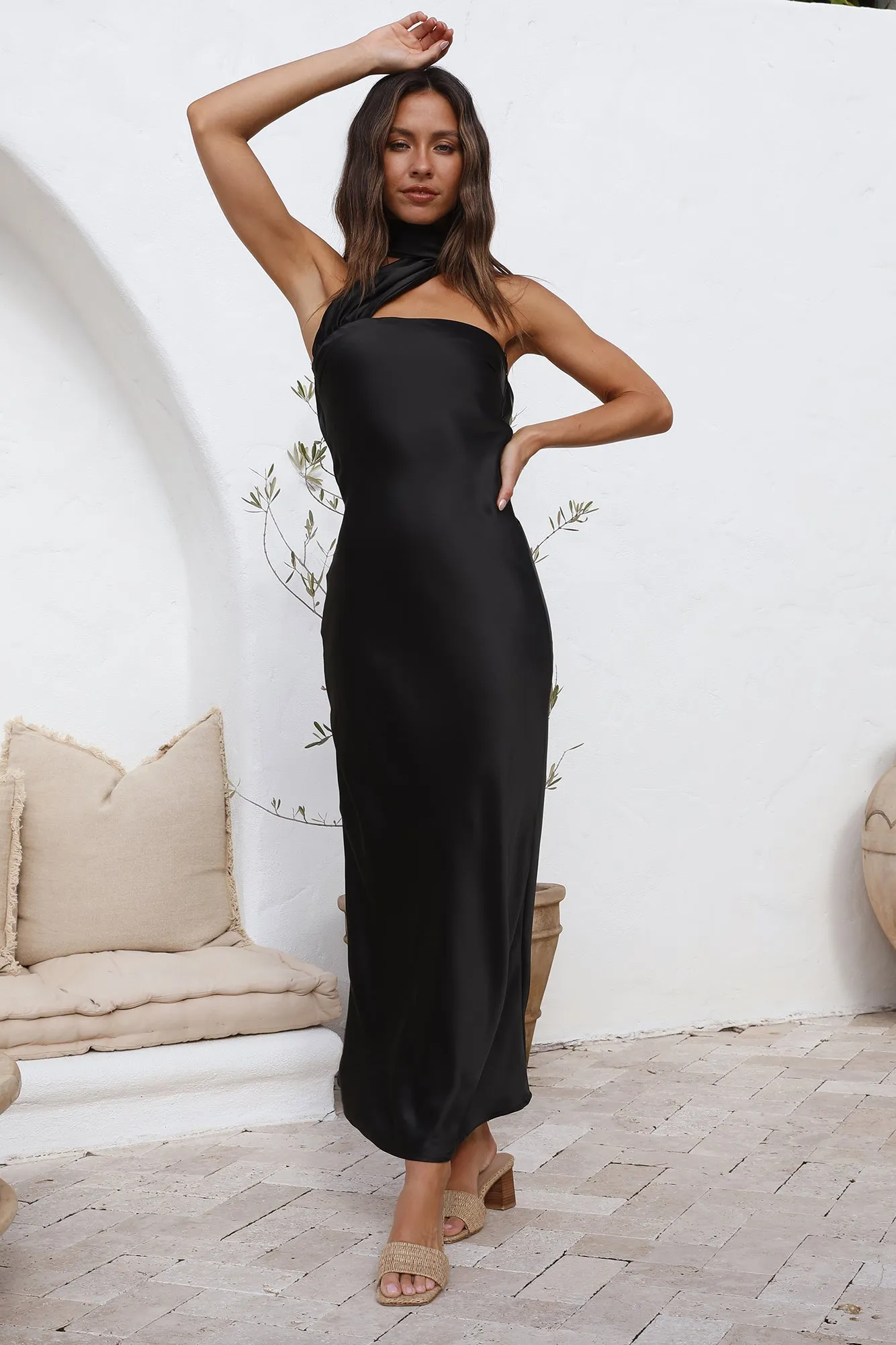 Over The Pond Maxi Dress Black sold by Fortunate One product image thumbnail 2
