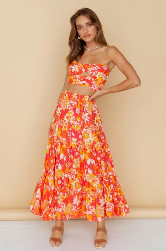 Sweeter Moments Maxi Skirt sold by Fortunate One
